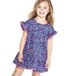 VINEYARD VINES School of Whales Crewneck Dress Blue/Pink